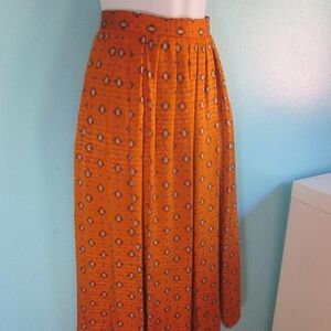 Anne Klein Vibrant Orange A-Line Skirt